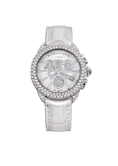 Piccadilly Steel Chronograph 35 Luxury Diamond Watch for Women - 35mm Stainless Steel