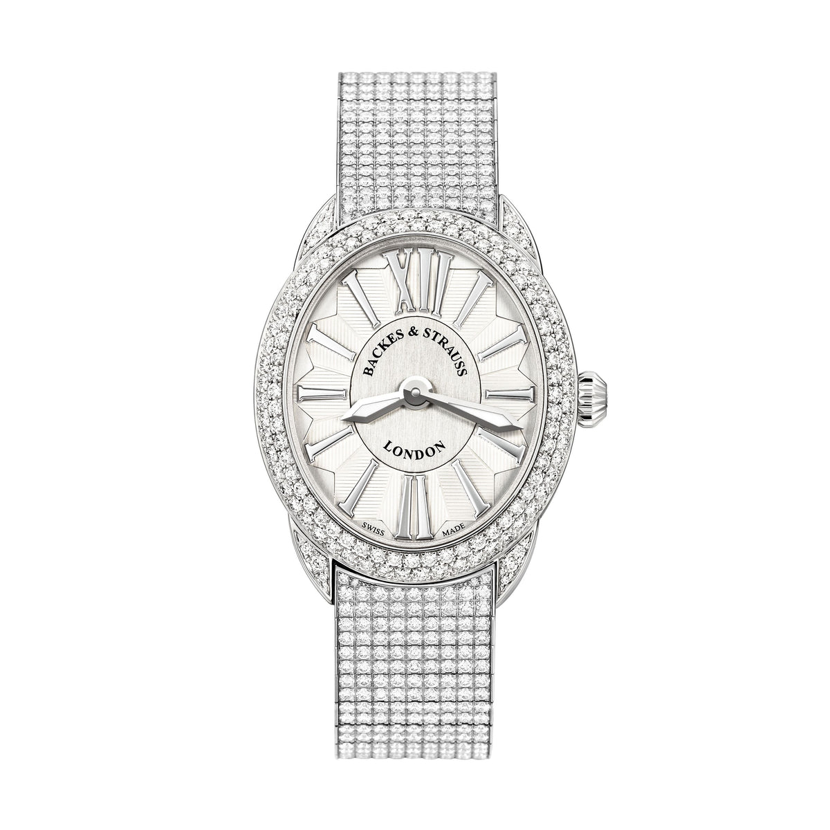 Regent Renaissance Ballerina 2833 Luxury Diamond Watch for Women - White Gold