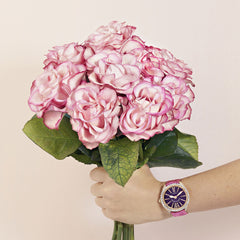 Piccadilly Renaissance Diamond Heart 40 Luxury Diamond Watch for Women - 40 mm Rose Gold - Backes & Strauss