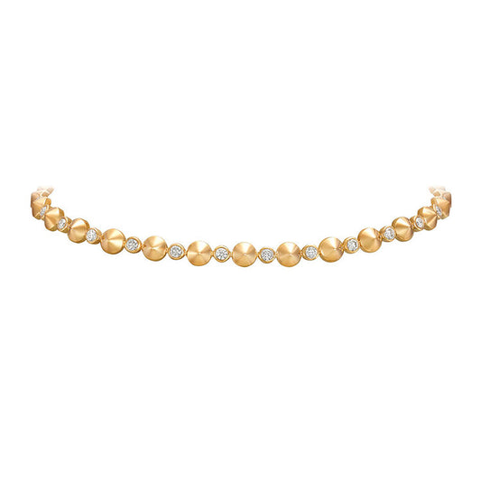Necklace crafted 18K yellow gold Sahara Collection