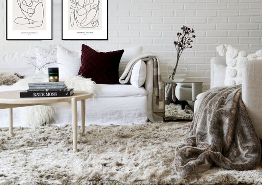 Rug Shaggy Champagne