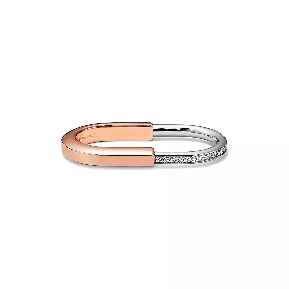 Tiffany Lock Two-finger Ring