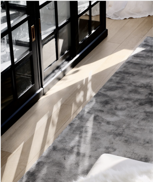 Rug Velvet Tencel Silver