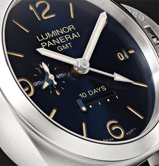 Luminor 1950 10 Days GMT Automatic 44mm Stainless Steel and Alligator Watch