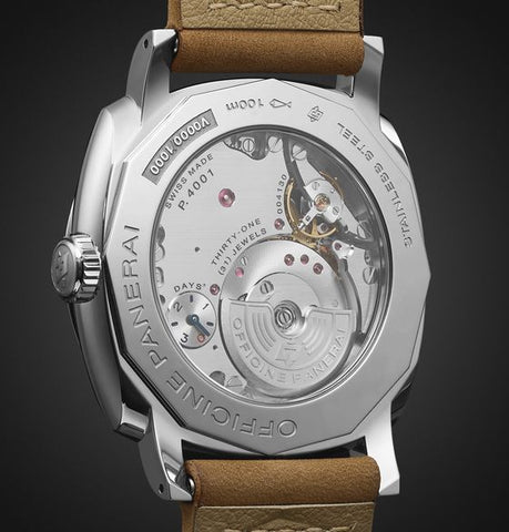 Radiomir GMT Automatic 45mm Stainless Steel and Leather Watch