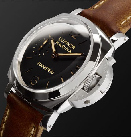 Luminor Marina 1950 3 Days Acciaio 47mm Stainless Steel and Leather Watch