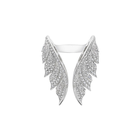 Stephen Webster - Magnipheasant Pavé Open Feather Ring